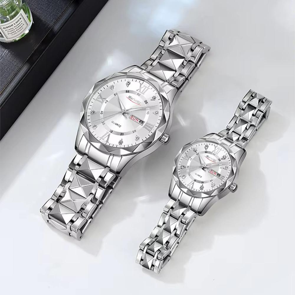 Fashion Elegant Womens Watch Multi Functional Waterproof Calendar Quartz Women's Clock Gift Box Selected Gifts