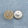 Adjustable No-Sew Detachable Metal Jeans Buttons – Flat Bottom, Nail-Free, Resizes Waistbands Effortlessly