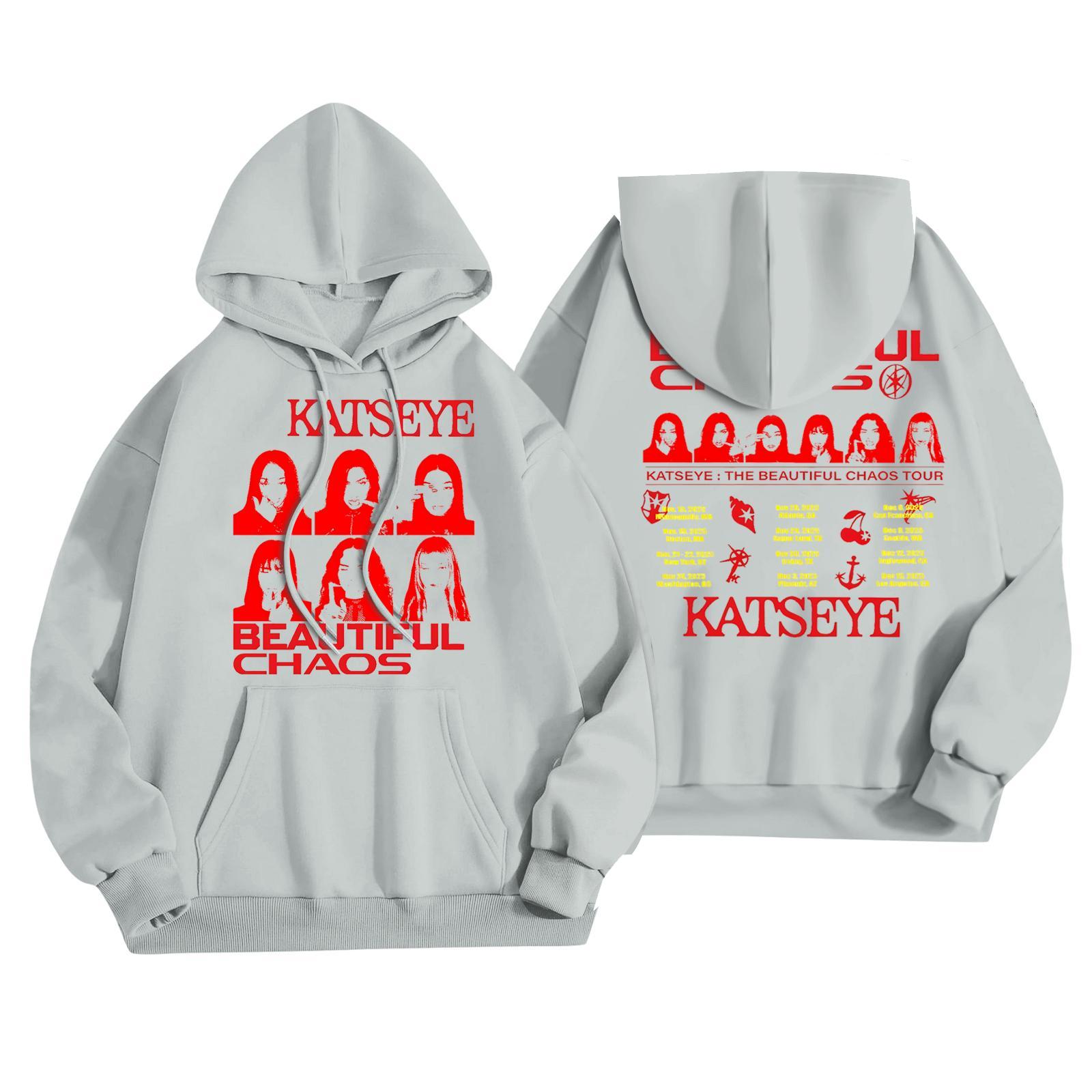 

Women s Fashionable Casual Hooded Long Sleeved Printed Sweatshirt M