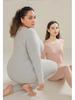 10A Antibacterial Women's Slim Fit Pure Cotton Autumn Innerwear Set - Base Layer, Plus Size