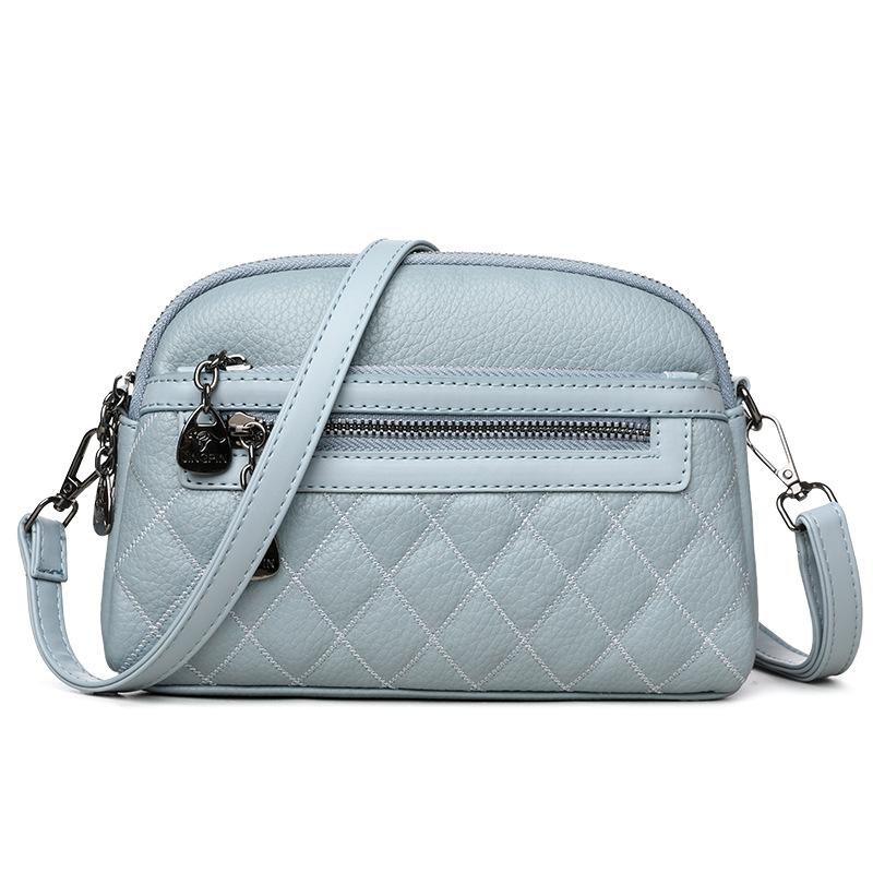 Diamond-shaped Urban Simple Single-shoulder Crossbody Bag Fashionable Oval Small Crossbody Bag