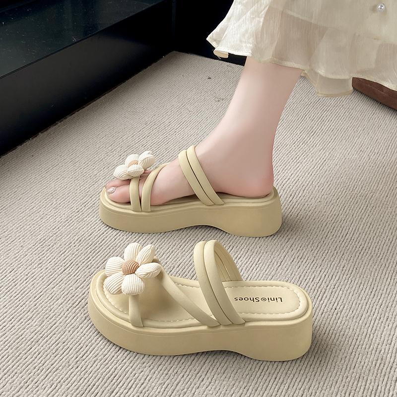 Fashion Beach Shoes Slippers Casual Slides Sabot Luxury Flat Summer Scandals Flat Shoes Female Slippers Casual Slides Summer Clogs Woman