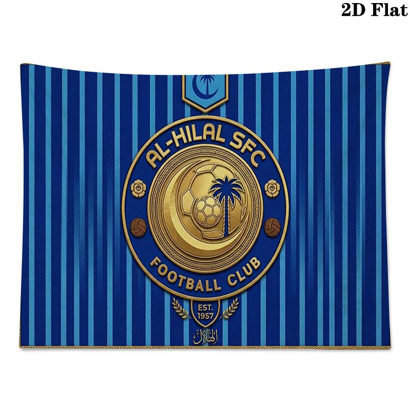 Al-Hilal SFC Wall Tapestry Aesthetic Wall Hanging Printed Fabric Blanket Decorative Tapestries for Bedroom Living Room Home Decor