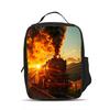 Train Ice Pack, Large Capacity, Lightweight and Compact, Printed New Style, Best School Companion for Boys and Girls