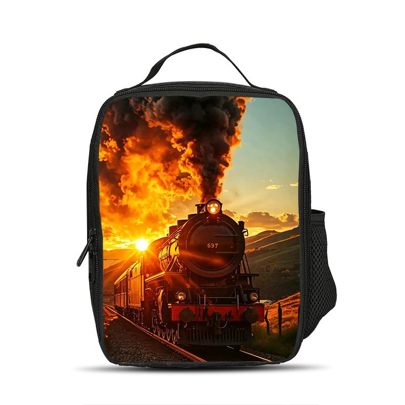 Train Ice Pack, Large Capacity, Lightweight and Compact, Printed New Style, Best School Companion for Boys and Girls