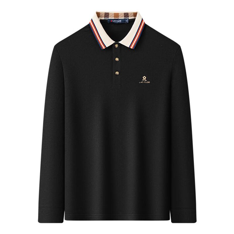 Pánské vyšívané tričko s dlouhým rukávem MONTAGUT