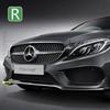 2015-2018 W205 עבור מרצדס-בנץ C300, C400, C450 AMG, C63 AMG שפתיים לבמפר קדמי פנל תחתון 2058851374 2058851474 2058851574 HZ9