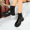 Fashion outer wear versatile medium tube Martin boots women's 2025 new autumn and winter handsome foreign British platform short boots