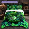 Werder Bremen Football 3 Piece Bedding Set Soft Duvet Cover Set with Pillowcases Printed Bedroom Decor Set for Home