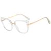 Anti-blue Light Glasses Metal Cat Eye Eyewear Women Men Daily Leisure Eyeglasses Blue Light Blocking Man Lady Computer Eyeglas