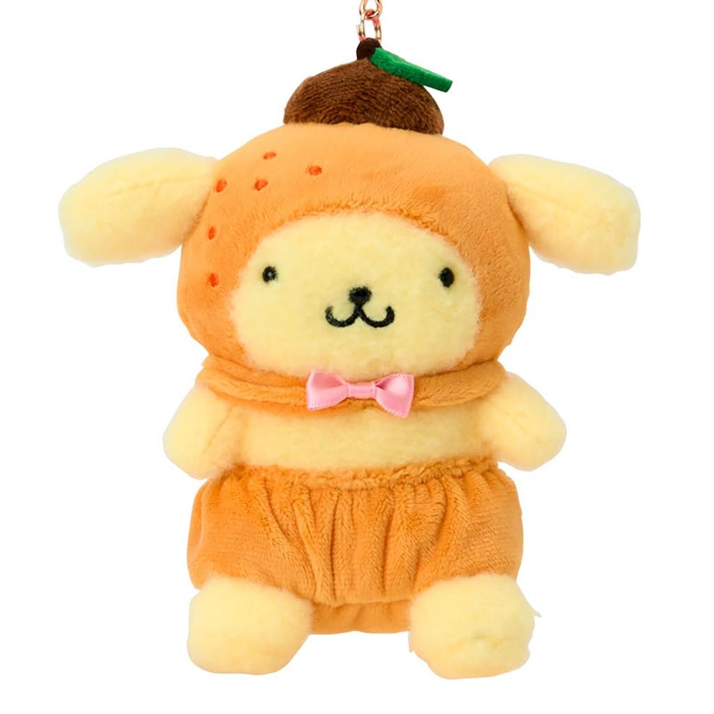 Sanrio Suporte de Mascote Pompompurin Idades 6 e 383929 (Projeto de frutas) Boa, Para Cima,