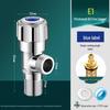 Household Full Copper 304 Stainless Steel Angle Valve for Kitchen & Bathroom – Cold & Hot Water Stop/Splitter Valve