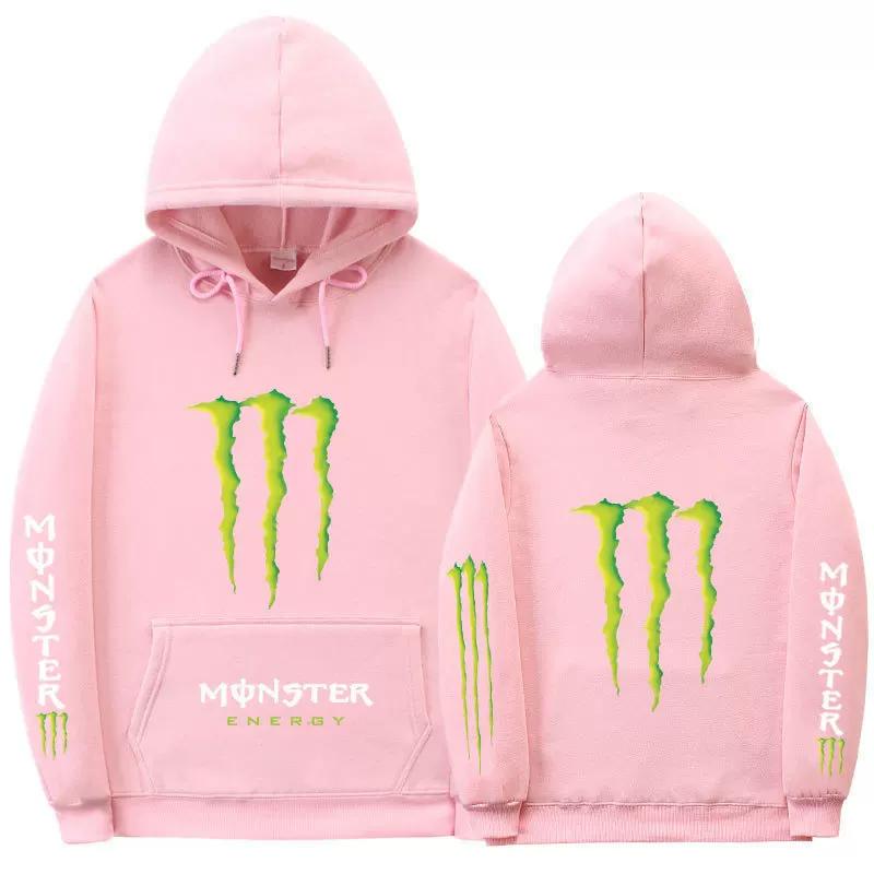 Premium "Monster Claw" Y2K Grafik Unisex Hoodie – Locker geschnittener Langarm-Hip-Hop Pullover für Outdoor-Freizeitkleidung