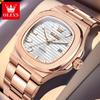 Classic Fashion Quartz Man Watch Luxury Simple Stainless Steel Band Waterproof Casual Date Watches for Mens