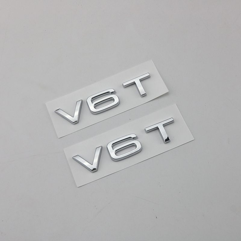 V6T V8T leaf label V10V12 side label A4LA5A6LA7Q3Q6Q7 car logo Q5A8L displacement car sticker