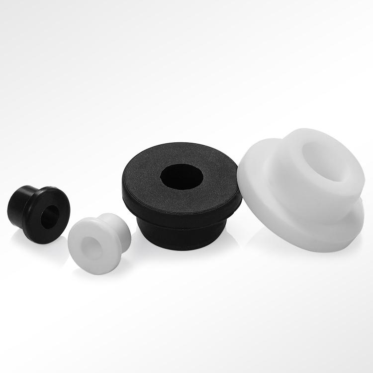 1~50pcs M3.3~m201.5 Black/white Rubber Hole Plug Round Hollow Silicone Sealed Gasket Wiring Protect Bushes O-rings Sealed Gasket