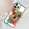 Cartoon Schnauzer Dog Phone Case Cover For iPhone 17 Air 15 16 11 13 14 Pro Max 12 Plus Max Fundas