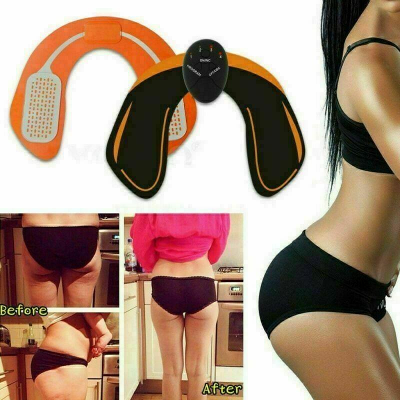 Ems Butt Lifting Trainer For Men And Women Pu Material Portable Fitness Device
