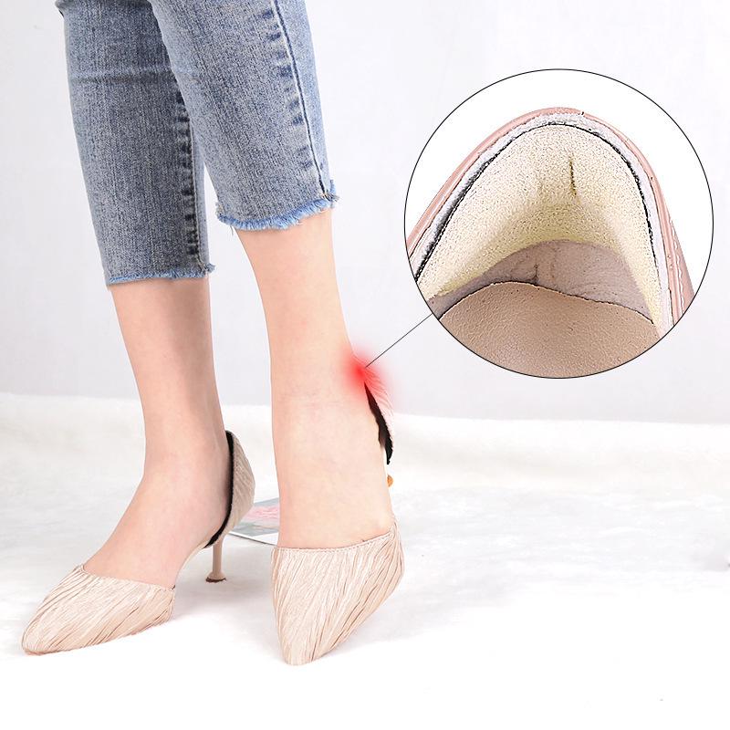 Sponge Heel Sticker: Anti-Slip, Soft, Anti-Abrasion, Adjustable Half-Size Pad for High Heels