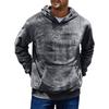 Sudadera de Hombre Oversize Holgada con Capucha Sudadera Suave y Peluda Casual Manga Larga