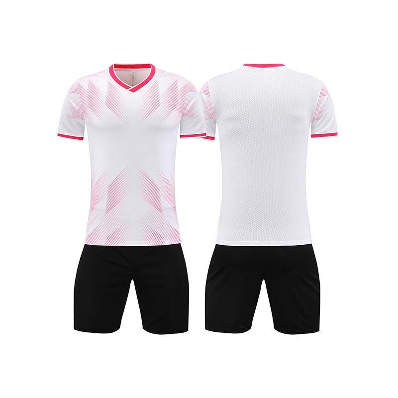 Short-sleeved Football Jersey Set Spot Printing Number Light Board Football Training Jersey Team Summer Game Jersey