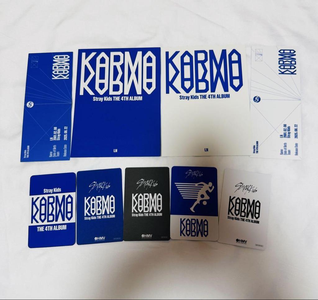 [USED] AIEN Stray Kids KARMA Cards (9 Pieces)