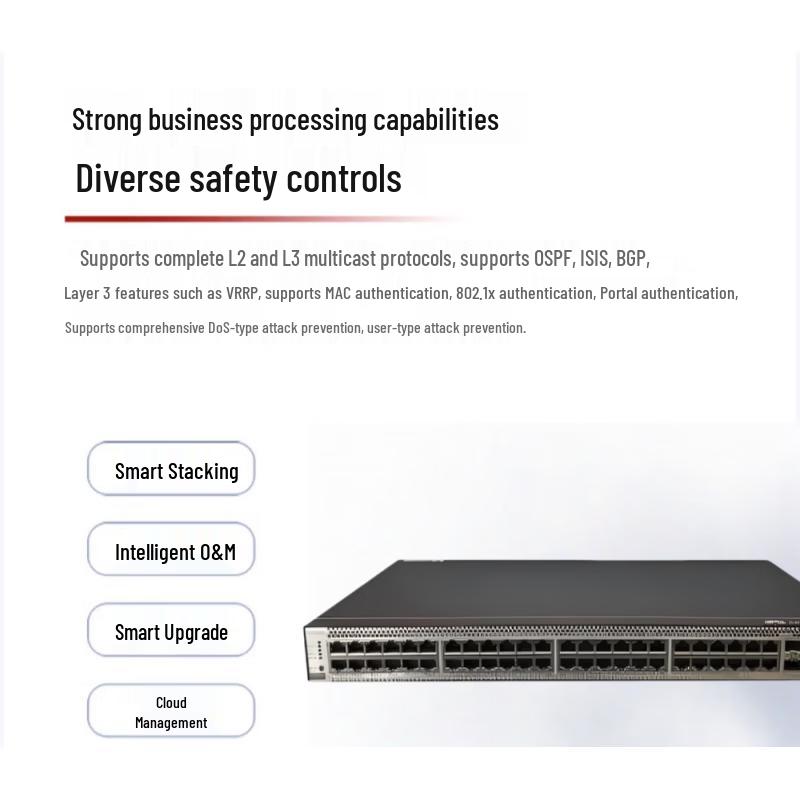 Huawei Kunling S5736 Series 48-Port Gigabit Core Switch CN plug (adapter included)