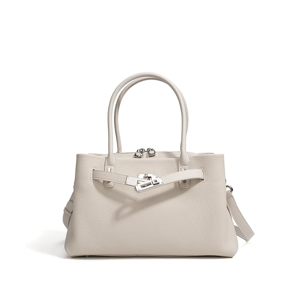 Early Spring Genuine Leather Bag For Women Women Simple Luxury Commute Work Shoulder Crossbody Fashion Elegant Ladies Purse Top Handle Handbag