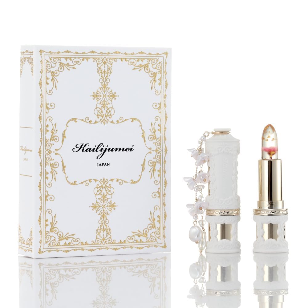 Kailijumei Fleur Rococo Серия Цветочная Губная Помада Японская Ограниченная Модель Тинт (Услуга гравировки не предоставляется) Загадочный Меняющий Цвет Температура Тела Содержит Золото