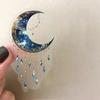 Dreamy Moon Crystal Gem Scrapbook Stickers 50 Clear Vinyl Decals Featuring and Beautiful Moon Phase Stickers Perfect for and - Pieces, Stars,