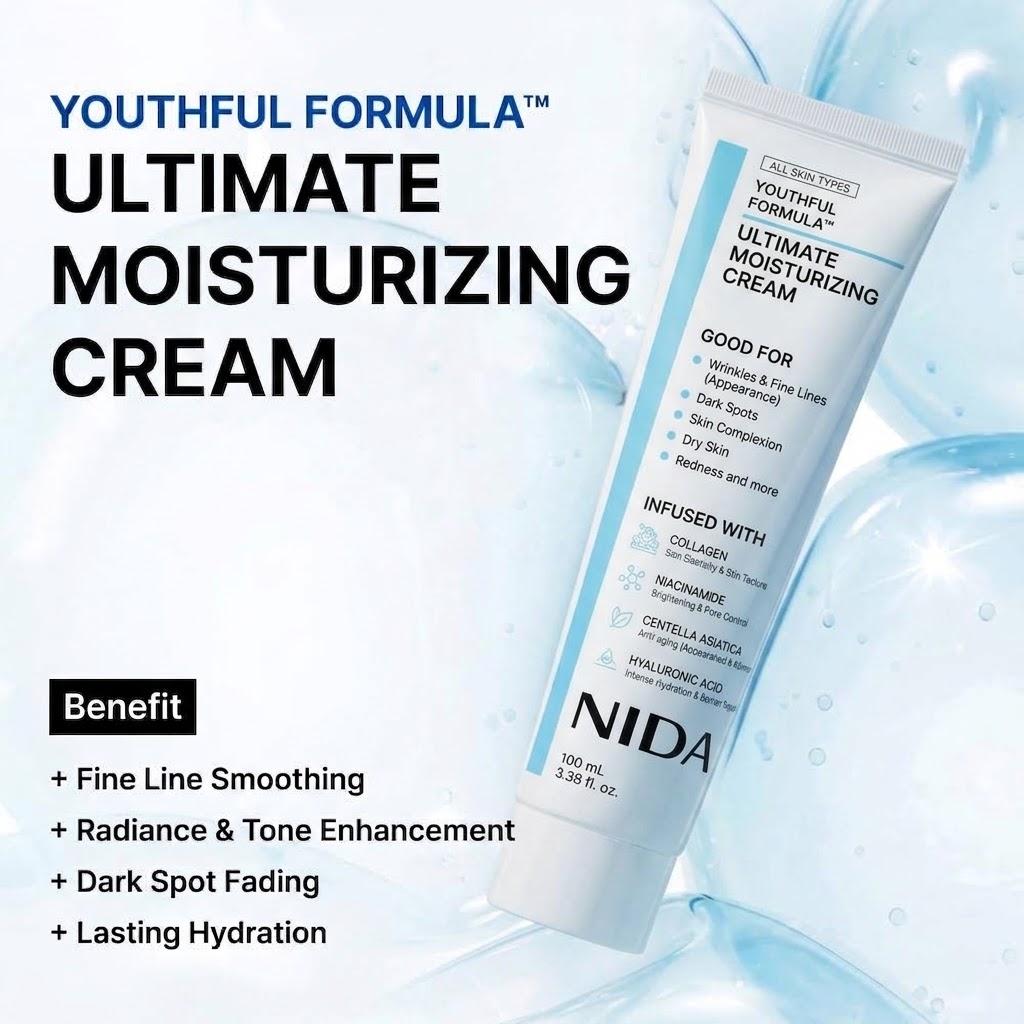 NIDA Formuła Młodości Krem Intensywnie Nawilżający 100ml