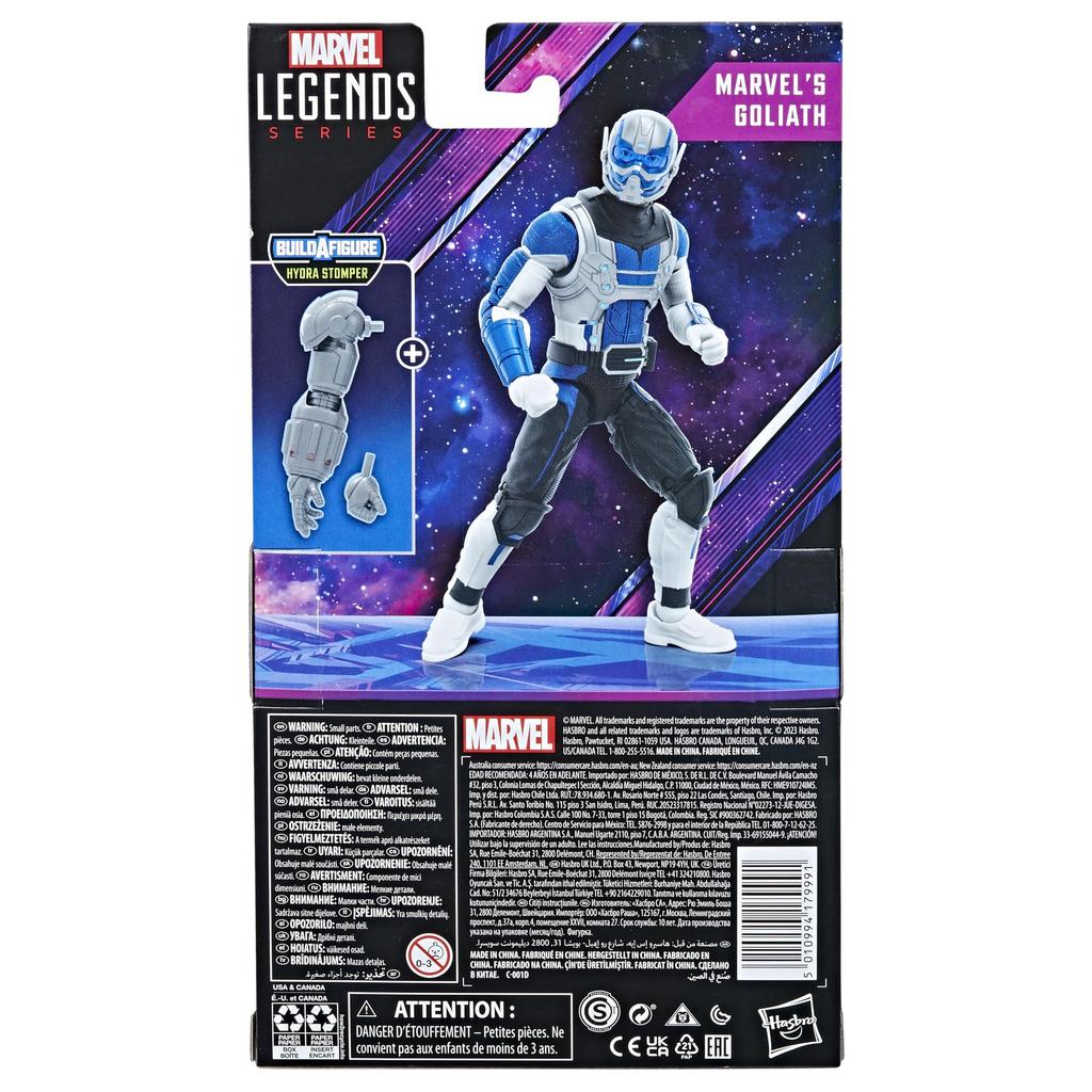 Hasbro Marvel Legends Series Goliath, What If...? Collectible 6-inch (15 cm) Action Figure, Ages 4 and Up, F6540, Authentic