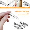 40Pcs Metal Hair Alligator Clips Duckbill Clip for Girls 3.2CM Single Prong Alligator Hairpins Hair Style Tools Accessories