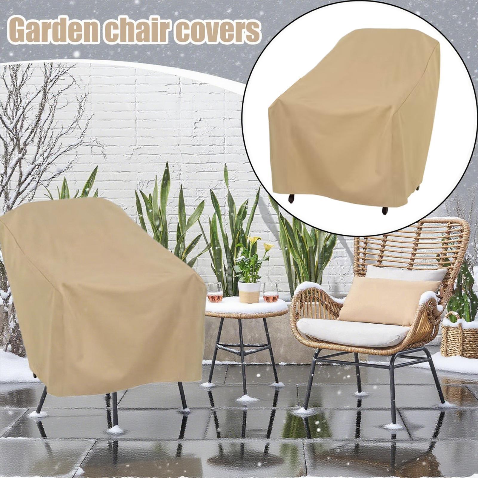 1pc Patio Chair Cover Waterproof Outdoor Garden Furniture Protect Universal Lounge Deep Seat Cover Easy-Fitting UV Resistant CN