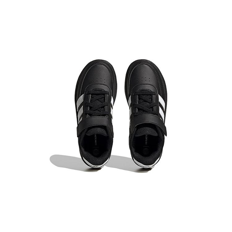 Adidas Neo Breaknet Low Top Skate Shoes Kids Sneakers Black White HP8968