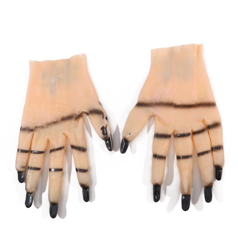 Adult Funny Halloween Gloves Party Scary Ghost Gloves Holiday Props for Women Men