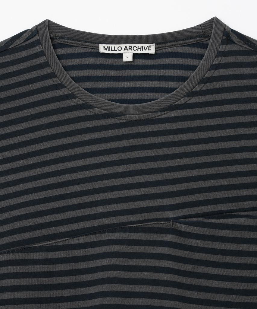 MILLO ARCHIVE Slash Stripe Long Sleeve [Vintage Navy]