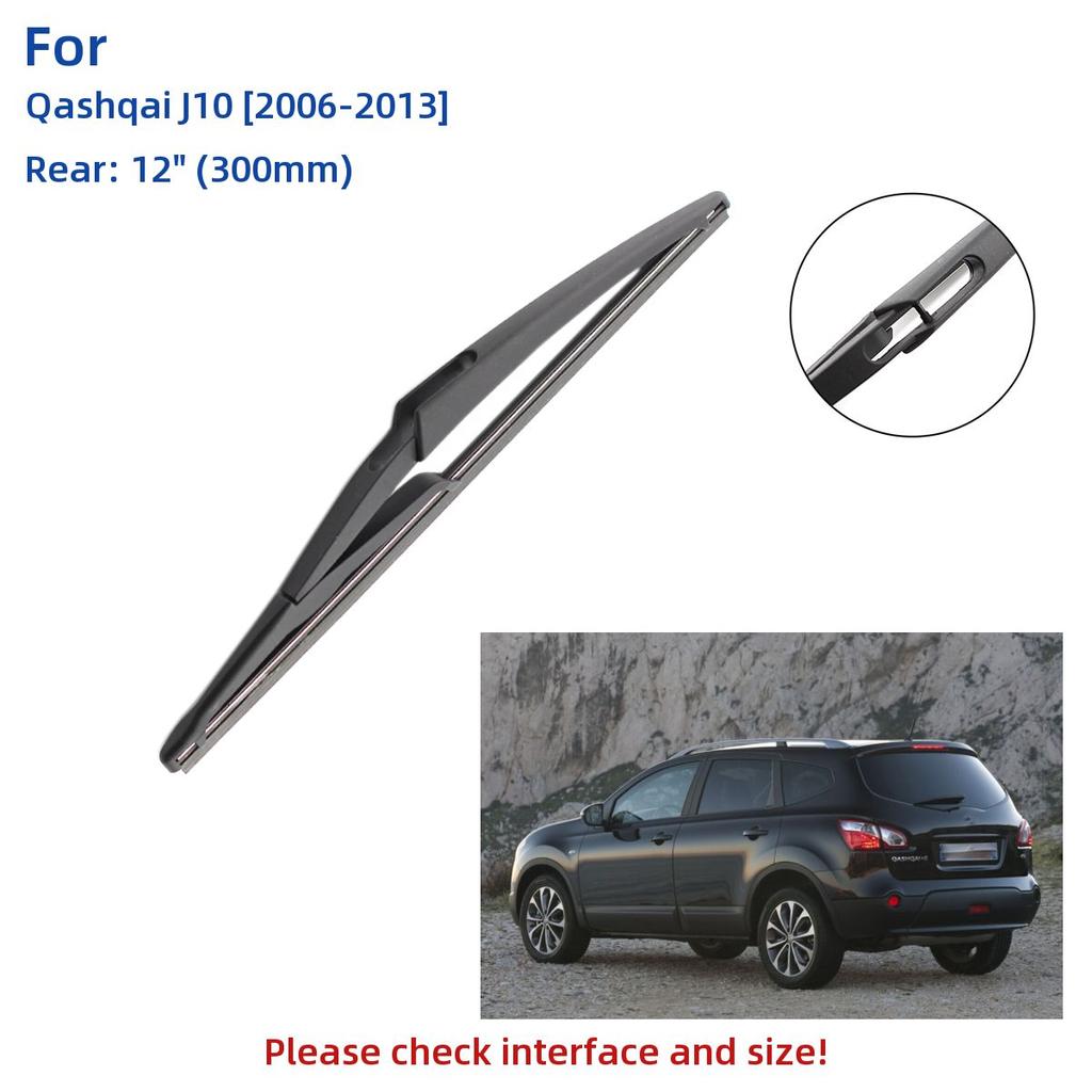 3PCS für Nissan Qashqai J10 2006-2013 24 "15" 12 "Vorne Hinten Wischer Klingen Windschutzscheibe windschutz Fenster Cutter Zubehör2008 2009 2010 2011 2012 2013