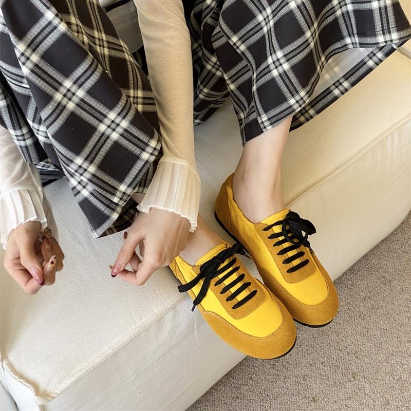 Fashion AIYUQI 2025 New Women's Sneakers Shoes Flat-soled Comfortable Dexter Shoes for Women Large-size Casual Forrest Gump Female Shoes