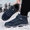 Men's and Women's Winter Fur One Thickened Padded Waterproof Comfortable Warm Cold Lightweight Hiking Waterproof Non-slip Snow Boots