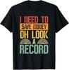 Vinyl Collecting Vintage Record Collector Vinyl Records T-Shirt Unisex T-Shirt