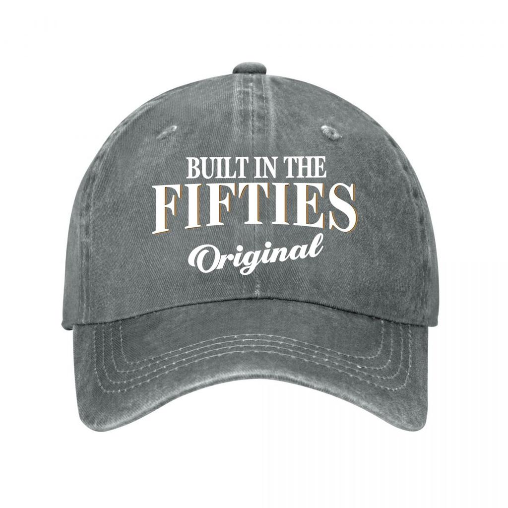 Vintage Built In The Fifties Original Multiple Colors New Vintage Washed Cotton Baseball Cap Parent Kids Sun Hats