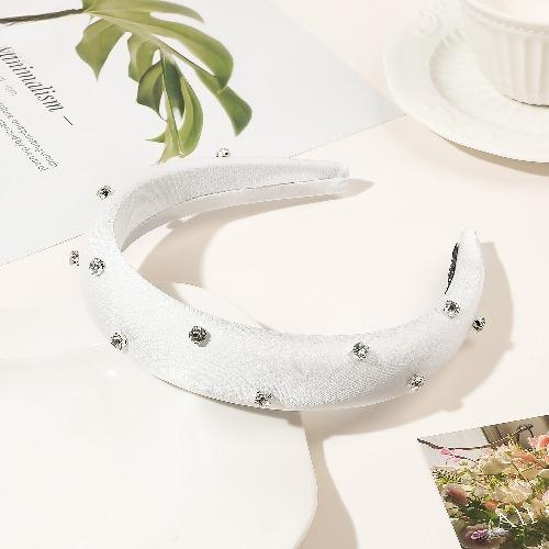 Satin Breite Stirnbänder für Damen Elegante Einfarbige Haarreifen Haarreifen Waschen Gesicht Kopfbedeckung Haarbänder Haar Accessoires Kopfschmuck