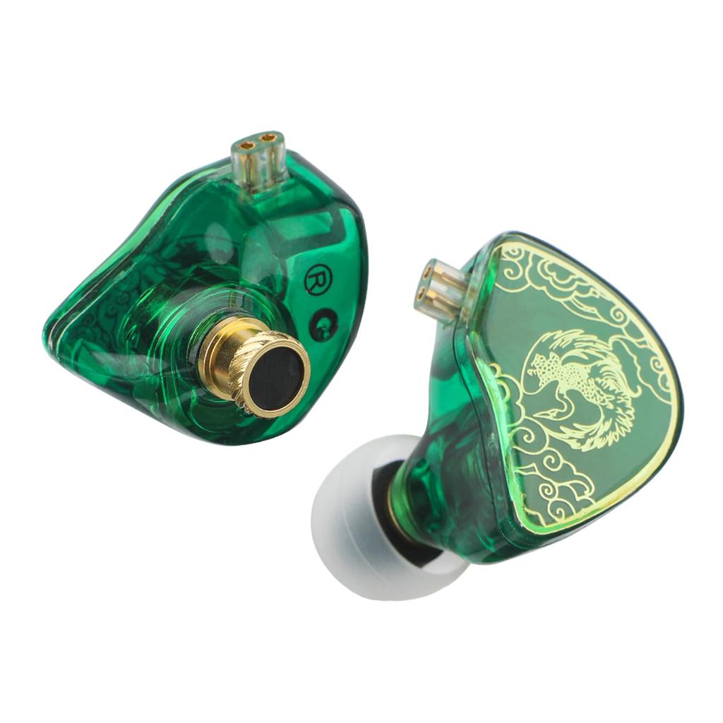 LINSOUL TANGZU Dynamic Diaphragm Monitors with Wan'er S.G High-End In-Ear (Green - Microphone)