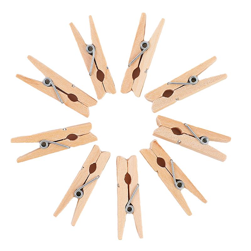 Набор цветных деревянных зажимов в форме сердца для фотостены и украшения класса