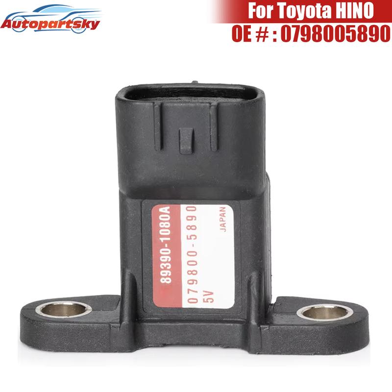 Auto Parts 0798005890 893901080A Intake Air Boost Pressure Sensor For HINO 700 Dutro Toyota Dyna N04CT 893901080A 1 PC