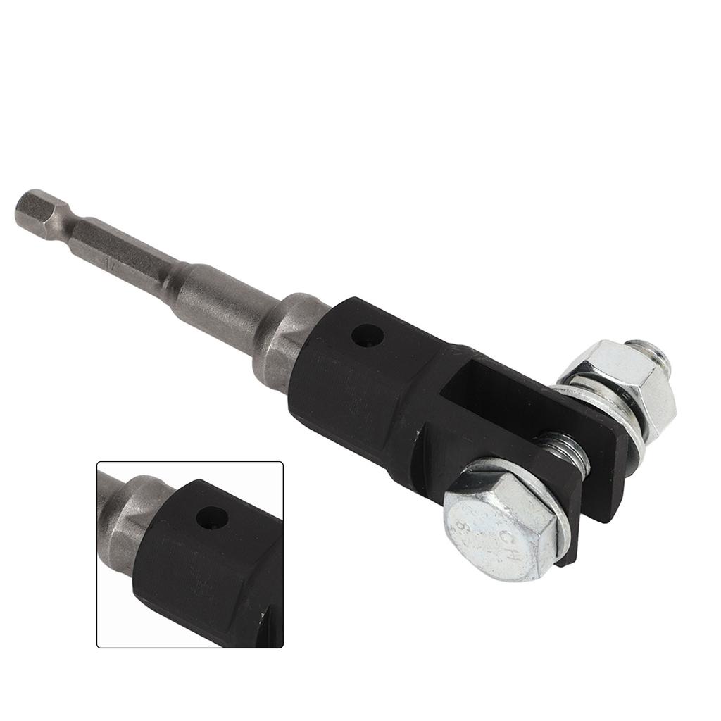 Scissor Jack Adapter Socket Adapter  Resistant Scissor Jack Adapter Heavy Duty 1/2inch for Double Hole Scissor Jacks Accessory