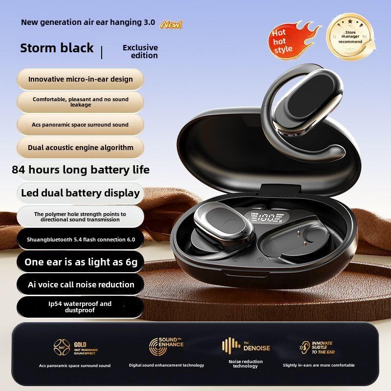 New Earless OWS Bluetooth Earphone Sports Earphones Ultra Long Life Noise Reduction