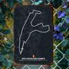 Vysoce kvalitní plechová cedule Nástěnná dekorace Vintage Retro Závodní okruh Spa Francorchamps Plechová cedule Belgická Grand Prix