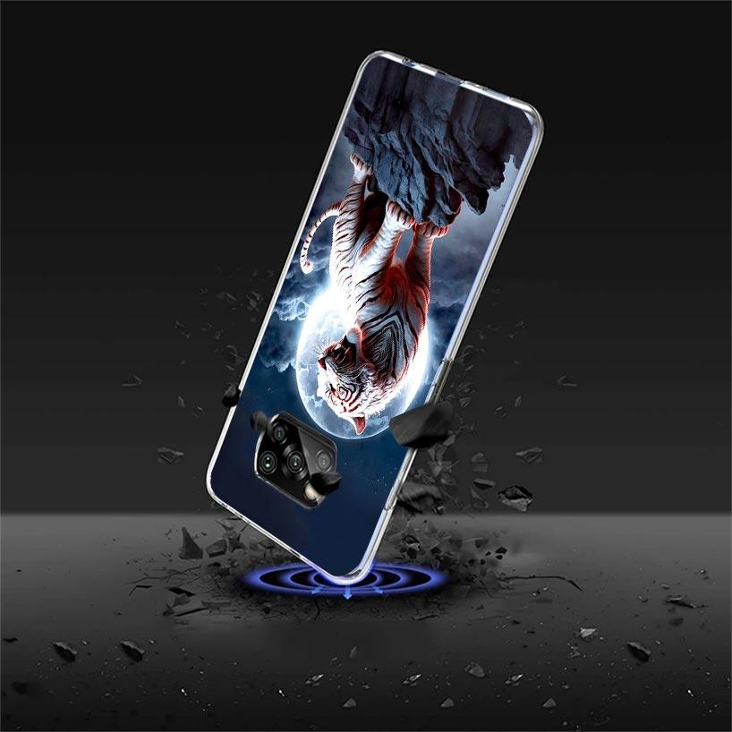 Ferocious Tiger Animal Case Phone Cover for Xiaomi Redmi Note 10 9 9S 8 8T 7 5 Pro Mi 12T 11T 10T 9T 12 11 Lite A3 A2 Trend Fund